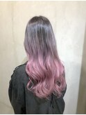 【奈良/innihair】ピンクグラデーション