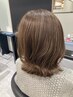 【頭皮と髪に優しく♪】似合わせカット+リタッチカラー(3cm以内)