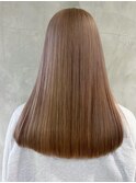 ベージュロング_アースカラーくびれヘアツートンカラー_ba370073