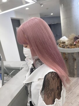 ルーブ トウキョウ(Loob. TOKYO) ペールピンクカラー【ケアブリーチ、春カラー】