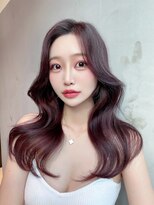 アイティーバイアルバム 北千住店(IT by ALBUM)&nbsp;内巻き韓国ヘア_ショコラアッシュヘルシースタイル_8856