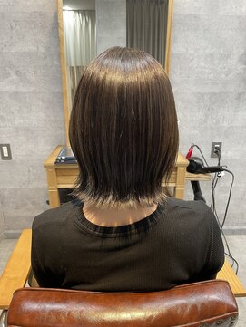 ナチュラル グロー 仙台駅前店(Natural grow) 縮毛矯正とグレージュカラー