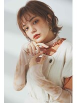 カフネ(cafne) 大人かわいい20代30代　小顔丸みショートウルフ　@甲府 梶原翼