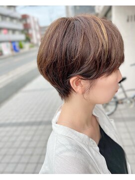 ラトリエコンタン(L´atelier Content) 30代40代50代大人可愛いひし形丸み絶壁解消ショート