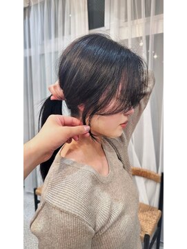 ジーナ 船橋(Zina) 髪質改善＊ロングレイヤーグレーベージュ＊美髪【Zina船橋】