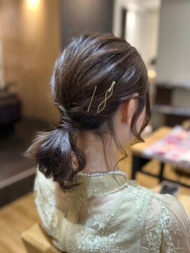 アロマ ヘアルーム 池袋店(AROMA hair room) ボブアレンジ/お呼ばれヘア/池袋/池袋東口