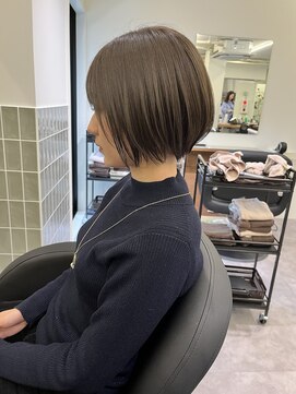 ノーティー(NORTY) ショートボブ/大人ショート/透明感カラー