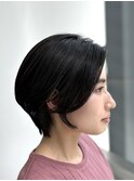 【前髪なし ショートボブ】air銀座タワー 藤本麻衣