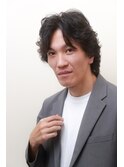 【ウルフミディアムパーマ】