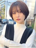 最新トレンド　小顔ショート