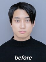 アルム 代官山 恵比寿(ARUIM)&nbsp;テテ風センターパートスパイラルカルマパーマメンズツーブロック