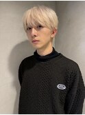 ベリーショート/ダークアッシュ/ニュアンスパーマ/韓国マッシュ