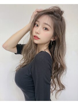 オリジンズヘアーセカンド 守谷店(Origins hair 2nd) 白髪ぼかし系ベージュカラー×BYKARTE TR