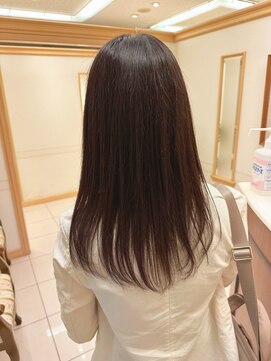 松本平太郎美容室 銀座本店 イノアカラー+フェザーロング