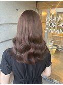 ナチュラルブラウン/ワンホンカラー/新潟市東区美容室
