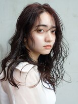 似合わせカットフェミニンロングメルティカラー_69227