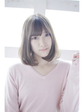 アウラ(Aula by marbles) 小顔/オリーブベージュ/ボブ/顎ラインボブ[横浜]