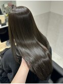 【鈴木咲優葉】最高峰艶髪!×透明感オリーブカラー
