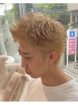 リンダバイネオリーブ 白楽店(Linda by neolive) ブロンドスパイキーショート