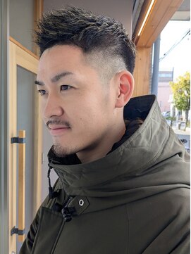 アンドヘアサロン(AND hair salon) イケメン刈り上げショート/ニュアンスデザイン/風鶏