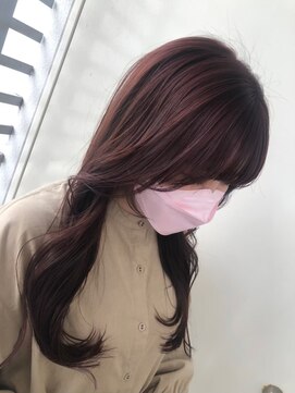 ジーナ 船橋(Zina) 髪質改善*くびレイヤーピンクベージュ*美髪【Zina船橋】