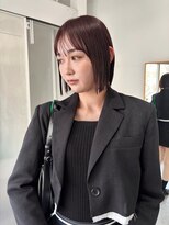 シー(thee)&nbsp;タイトなボブ×ココアブラウン