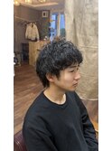 縦落ちスパイラル　ニュアンスパーマ