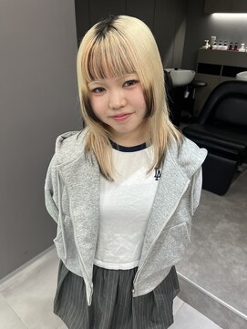 ロテ 名古屋 名駅店(Lote.) ホワイトグレージュ/デジタルパーマ/フェザーパーマ/名駅