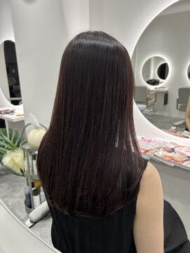 リュール バイ ヘッドライト 北千住店(lueur by HEADLIGHT) カシスレッド 暗めカラー 髪質改善 20代 30代 40代