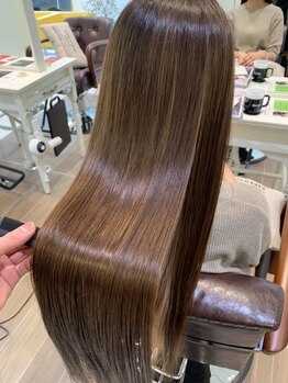 ミリア 茅ヶ崎店(Mirea)の写真/髪のお悩みを解決してくれる髪質改善トリートメントで芯から潤いのあるうるツヤ髪へ♪手触りの違いに感動!