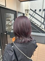 アイズ 横浜(IS)&nbsp;ラベンダーブラウン/ブリーチなし/レイヤーカット/横浜