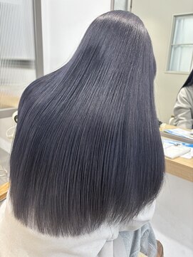 モリオフロムロンドン 大宮店(morio from London) ワンブリーチで、透明感抜群！ブルーグレー！ ブルージュ！村田