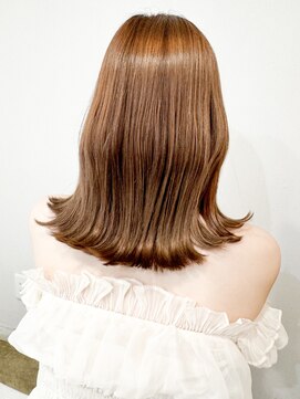 レア 表参道(L'ea) 黒髪 クラゲヘアー オリーブグレー 小顔 ココアベージュ