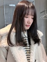 スレイ(SLAY) olive gray×layer cut