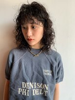 フェンヘアーアイス 中目黒(Fen.hair ici)&nbsp;ミディアムウルフパーマ×外国人風ボリュームパーマ