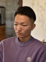 リム メンズヘア(LIM men's hair)&nbsp;渋髪7:3風リバースフェード【メンズカット/倉敷/中島/理美容院】