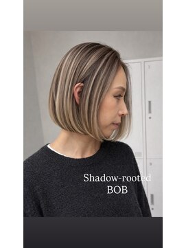 ジゼル(gisele) 切りっぱなしボブバレイヤージュ