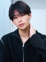 アンサー 原宿(ANSWER)&nbsp;メンズ髪質改善縮毛矯正シースルーセンターパート韓流ヘア