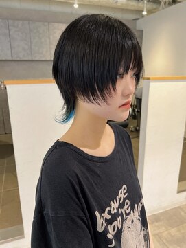 ヘアーズルネッタアベノ(HAIR'S Lunetta abeno) 【大阪/天王寺】ショートウルフ×インナーカラー
