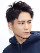 リップス 表参道店(LIPPS)&nbsp;ツーブロック刈り上げ黒髪短髪アップバングショート
