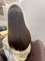 カミエ(kamie) ブラウンロング×上質感。カット・カラー・トリートメントで叶う