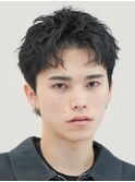 原宿メンズパーマルーズショートアクティブショートツイスパ緩め