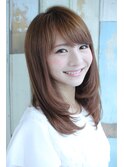 柔らかワンカールストレート♪