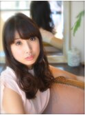 流し前髪×重め毛先カール【銀座】【銀座】