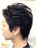 サロン ド ハル salon de HARU 女性受けもバッチリメンズ束感ショートSTYLE