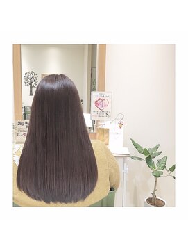 ナノハナ 鹿沼で唯一本格ヘッドスパが出来る美容室　サラサラストレート