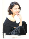 耳かけショートボブ
