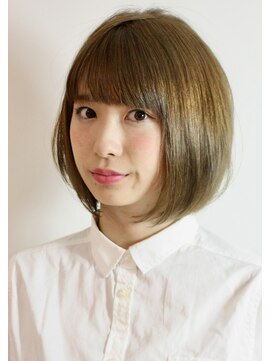 ヘア デザイン リスク(HAIR DESIGN RISK) 【RISK 高橋勇太】シルエットが完璧!!前下がりショートボブ