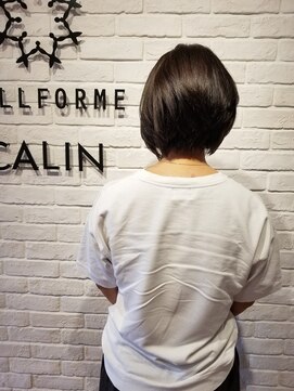 ヘア スパ ビューティー エールフォルム(HAIR SPA BEAUTY YELLFORME) 前下がりショート
