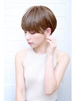 オーシャン(Ocean)&nbsp;[OCEAN Hair&Life藤原純]耳かけショート×透明感カラー☆